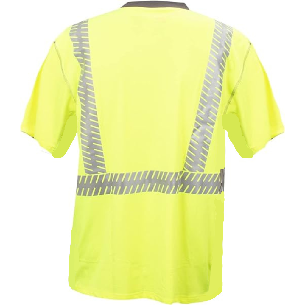 Hi-Viz Green Class 2 Short Sleeve Mesh T-Shirt