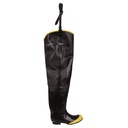 Cotton Lined Rubber Hip Boots