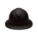 Matte White Graphite Pyramex Ridgeline Cap Style Hard Hat 4-Point Ratchet Suspension
