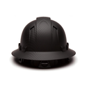 Black Graphite Pyramex Ridgeline Vented Full Brim Hard Hat 4-Point Ratchet Suspension