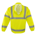 Hi Vis Jacket with Attached Hood