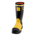 Black/Yellow Rubber Boots