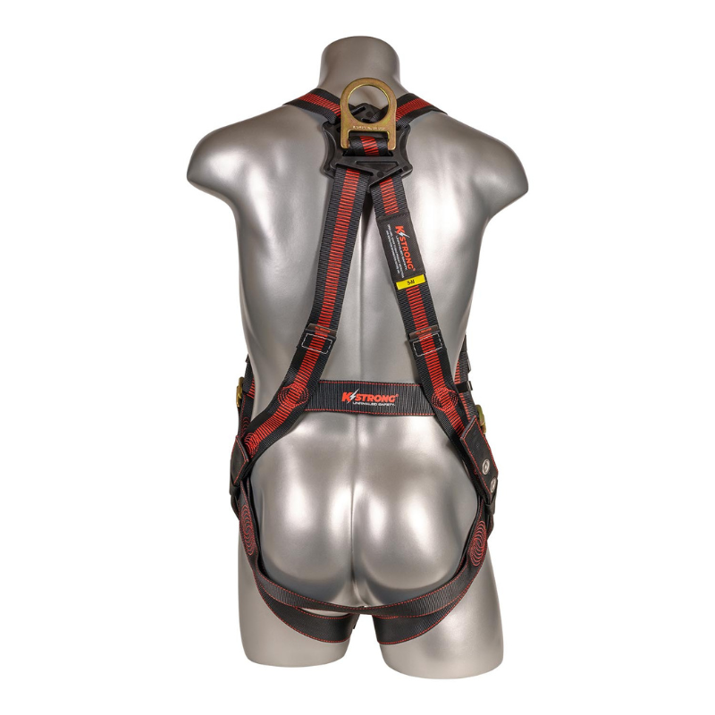 Elite 5-Point Full Body Harness, Dorsal D-ring, TB Legs, QC Chest (ANSI)
