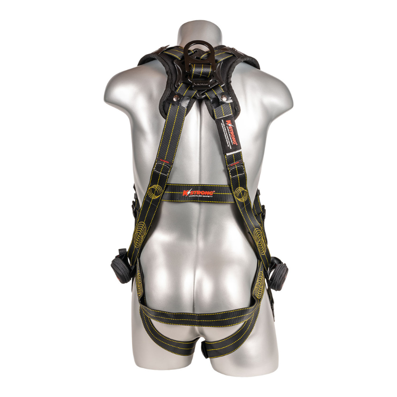 Elite+ 5-Point FBH, Enhanced Dorsal D-ring, TB Legs, QC Chest, Shoulder Pad, All Black Fittings (ANSI)