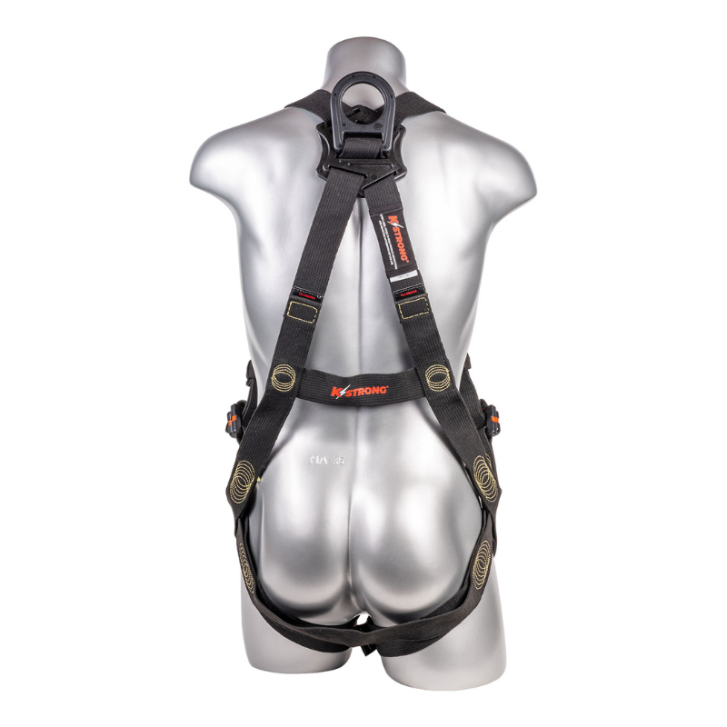Elite+ 5-Point FBH, Enhanced Dorsal D-ring, TB Legs, QC Chest, Shoulder Pad, All Black Fittings (ANSI)