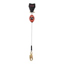LE 8.5 ft. Cable SRL-LE with snap hook at connector end and shock pack with Twin SRL connector at top (ANSI)