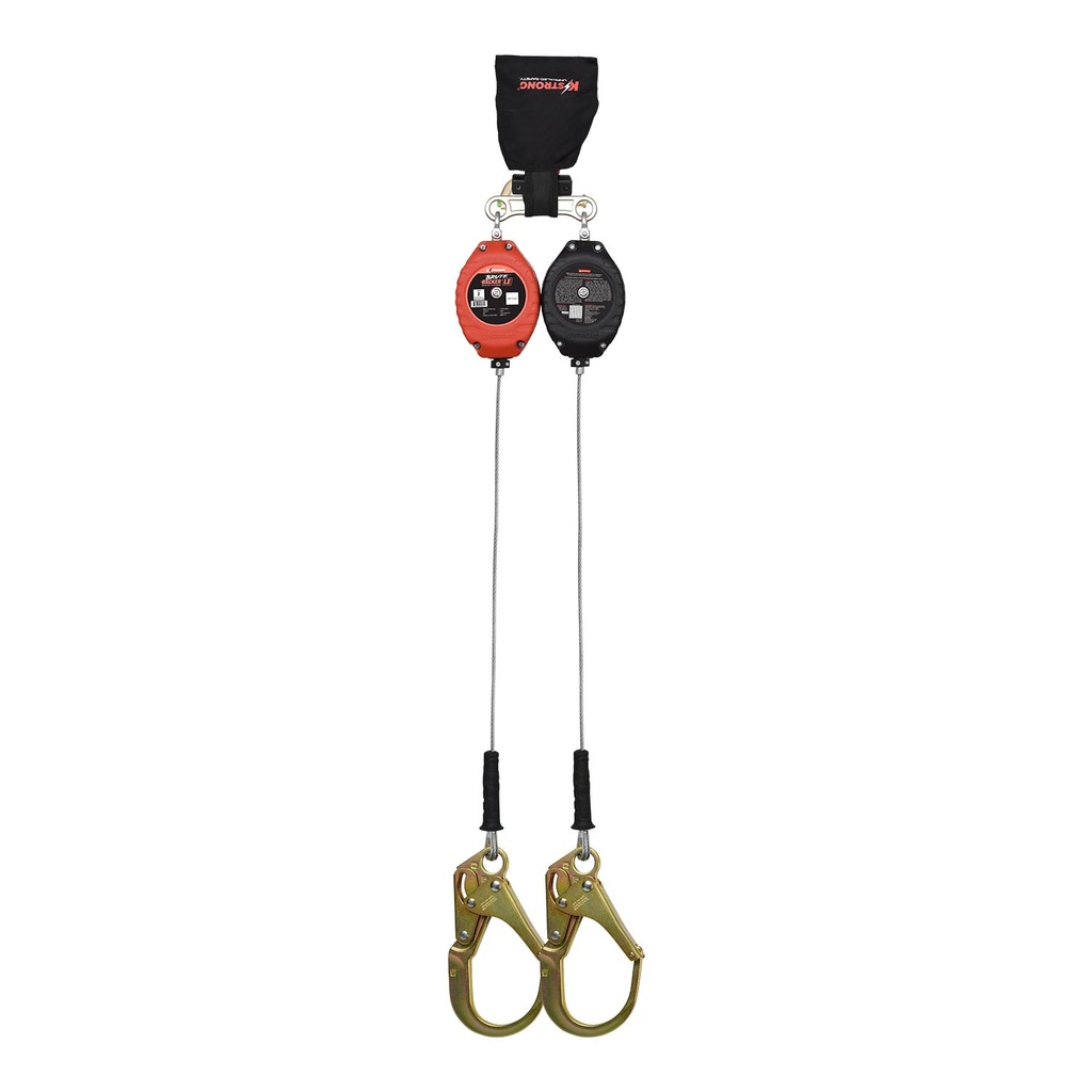 LE 8.5 ft. Cable SRL-LE with snap hook at connector end and shock pack with Twin SRL connector at top (ANSI)