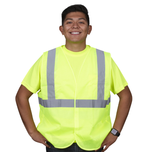 Class 2 Hi-Vis Green Mesh Protective Vest (copy)
