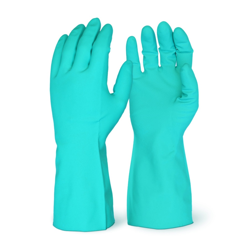 Nitrile Chemical Resistant Gloves – 11 Mil Unlined