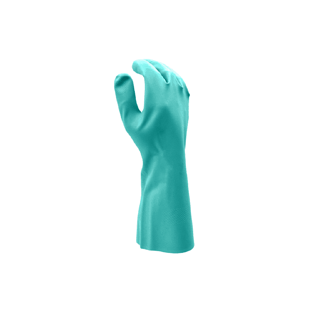 Nitrile Chemical Resistant Glove - 15 Mil Cotton lined