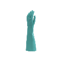 Nitrile Rubber Gloves – 22 Mil Green Unsupported, 18" Length with Pebble Grip