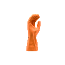 Neoprene Chemical Resistant Gloves – 28 Mil Orange Neoprene/Latex Blend with Embossed Grip