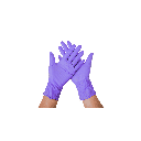 3 Mil Purple Nitrile Disposable