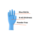 8 Mil Blue Nitrile Disposable (50 pcs)