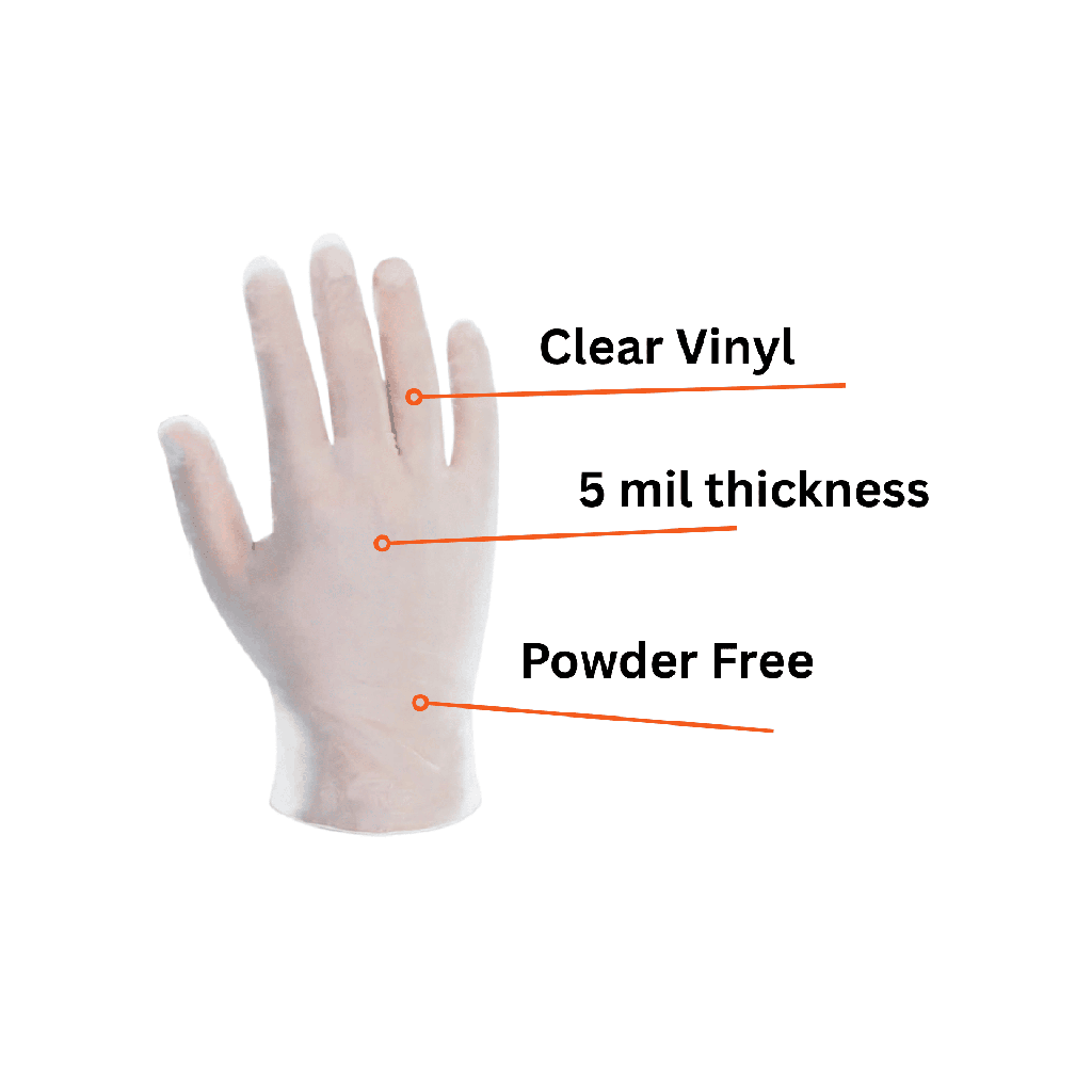Vinyl Clear Disposable
