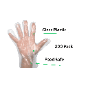 200 Pack Poly Plastic Gloves