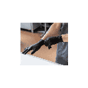 6 Mil Black Latex Exam Powder-Free Gloves