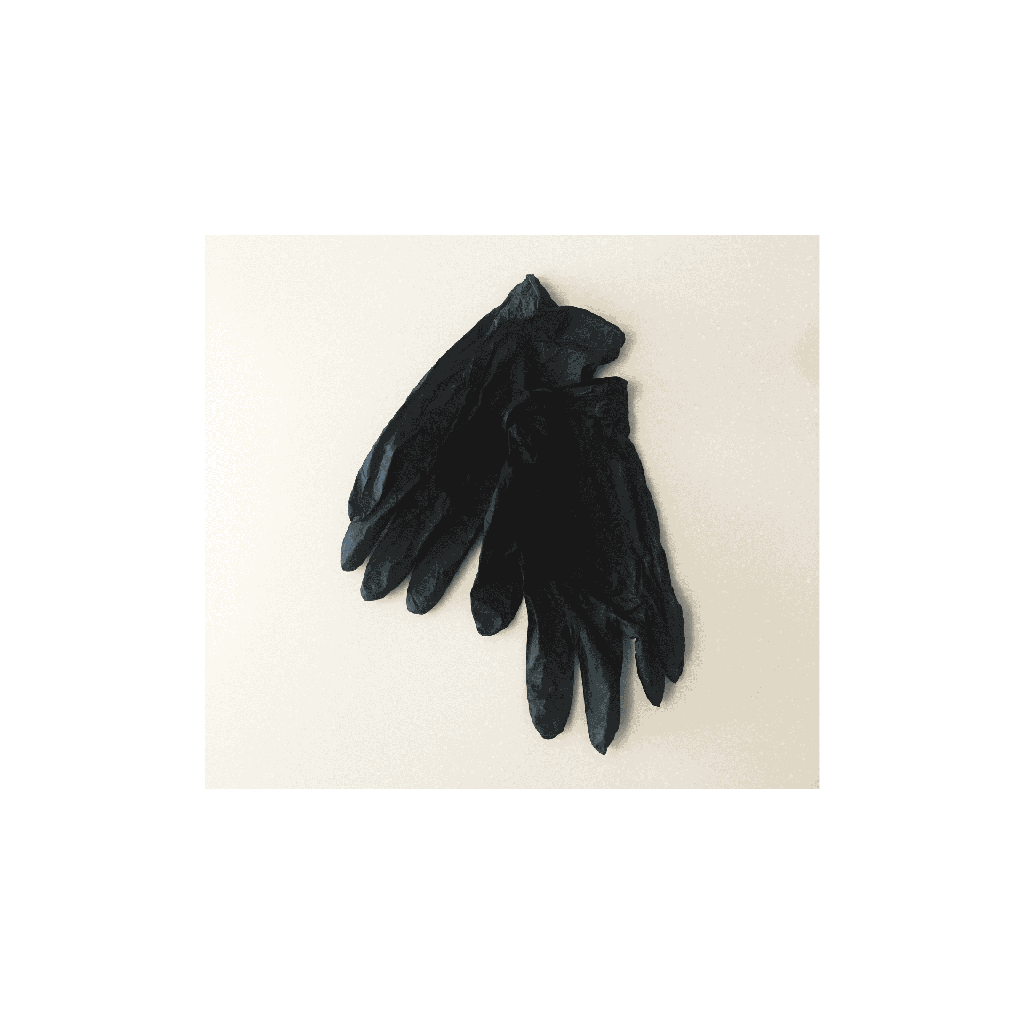 6 Mil Black Nitrile Disposable - Exam Rated