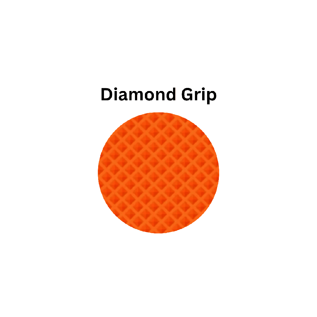 8 Mil Orange Diamond Grip Disposable