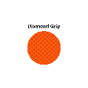 8 Mil Orange Diamond Grip Disposable