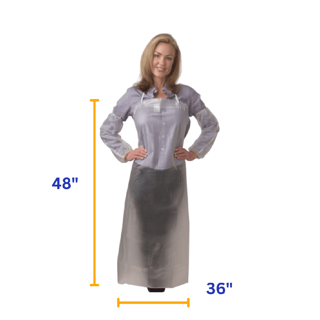 Vinyl Apron, 6 Mil, Clear