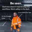 Hi-Viz Orange Class 3 Sweatshirt