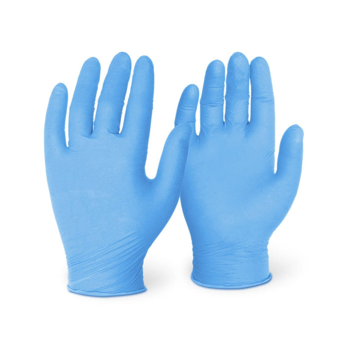 Blue Nitrile Gloves – 3 Mil Powder-Free Disposable Exam Grade Gloves