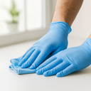 Blue Nitrile Gloves – 3 Mil Powder-Free Disposable Exam Grade Gloves