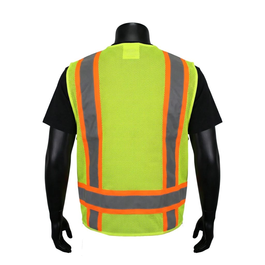 Lime Class 2 Safety Vest (11 Pockets)