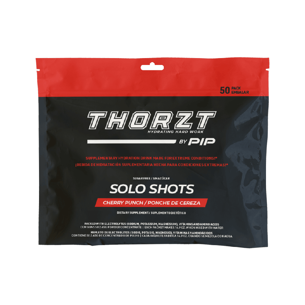 Electrolyte Packet – THORZT™ Solo Shots Cherry Punch (50-Pack Bag)