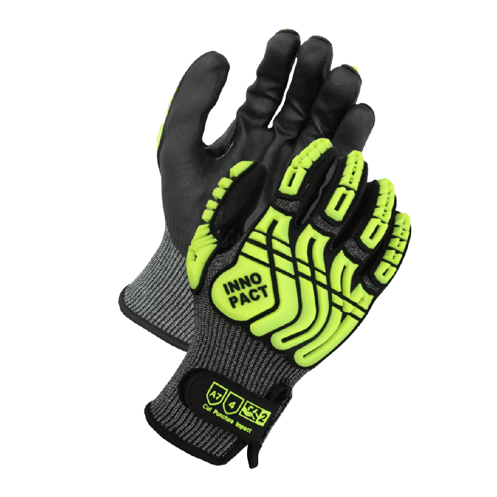 Single Pair - A7 Cut Resistance A2 Impact Glove with Hook-n-Loop Closure