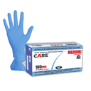 Blue Nitrile Gloves – 3 Mil Disposable Exam Grade Gloves, 100/Box