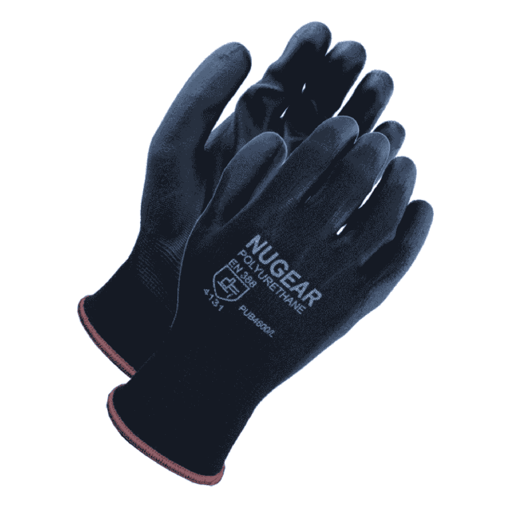 12 Pairs - Polyurethane Coated Nylon Glove