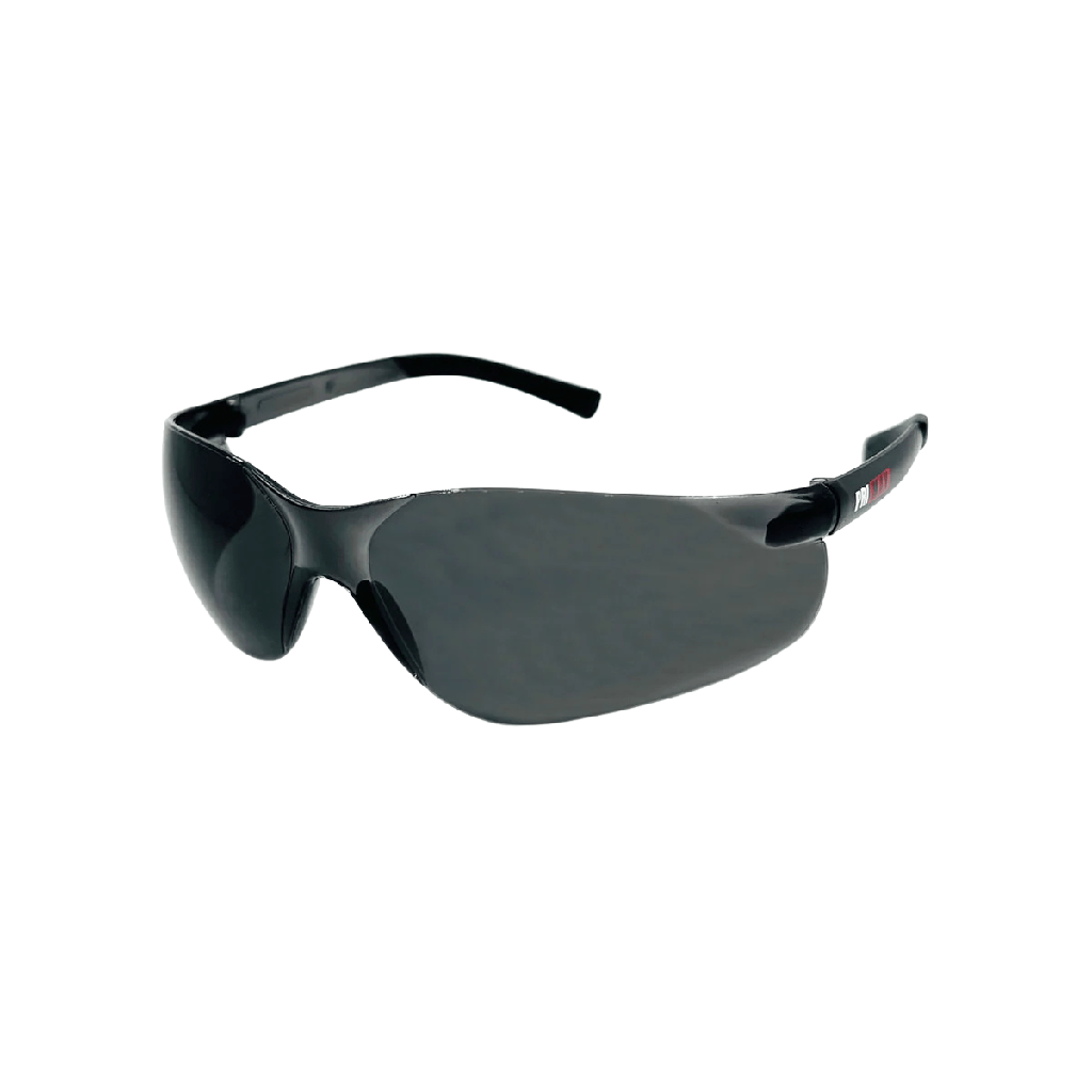 Grey Lens Wrap-Around Safety Glasses