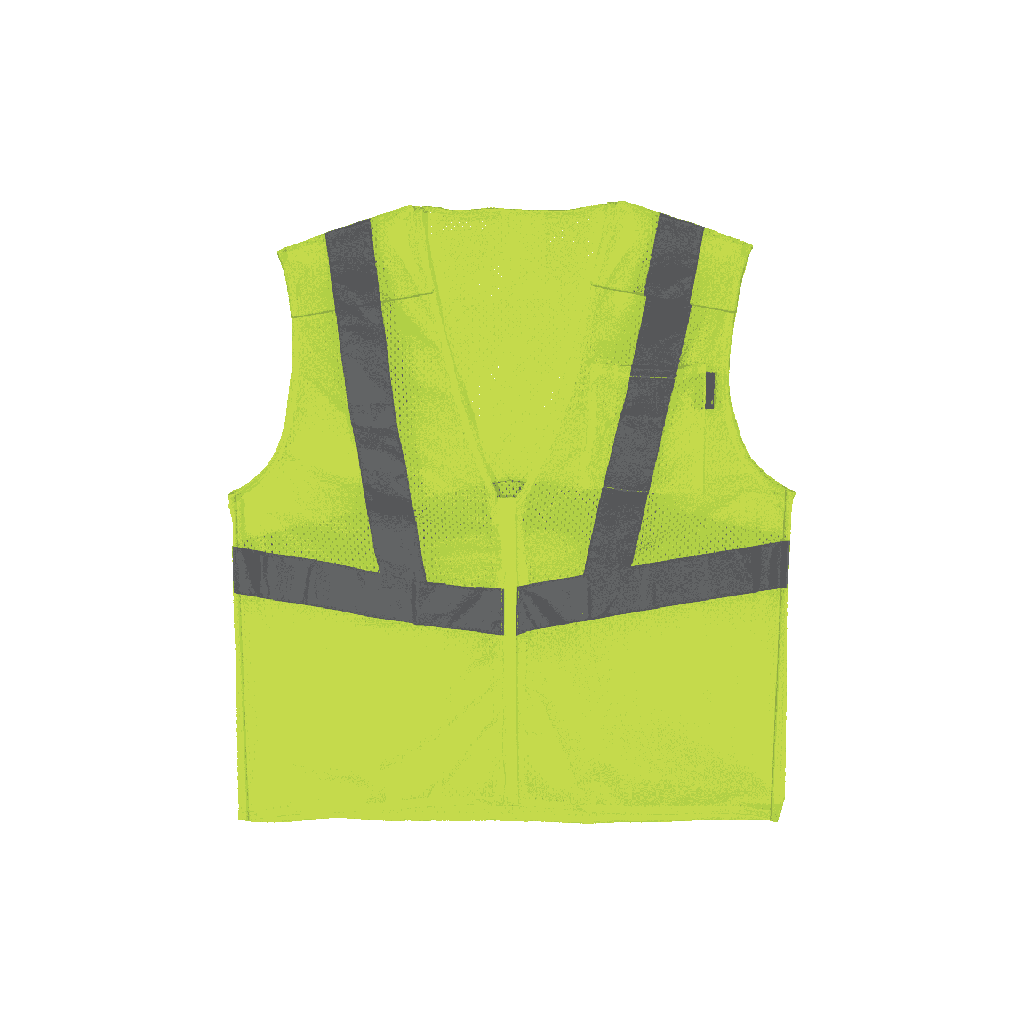 Class 2 Hi-Vis Yellow Breakaway Vest (5 Point Velcro)
