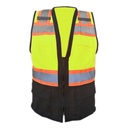 Type R Class 2 Hi Vis Green Surveyor Vest - Black Bottom