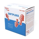 Corded 3-layer Red Silicone Ear Plug