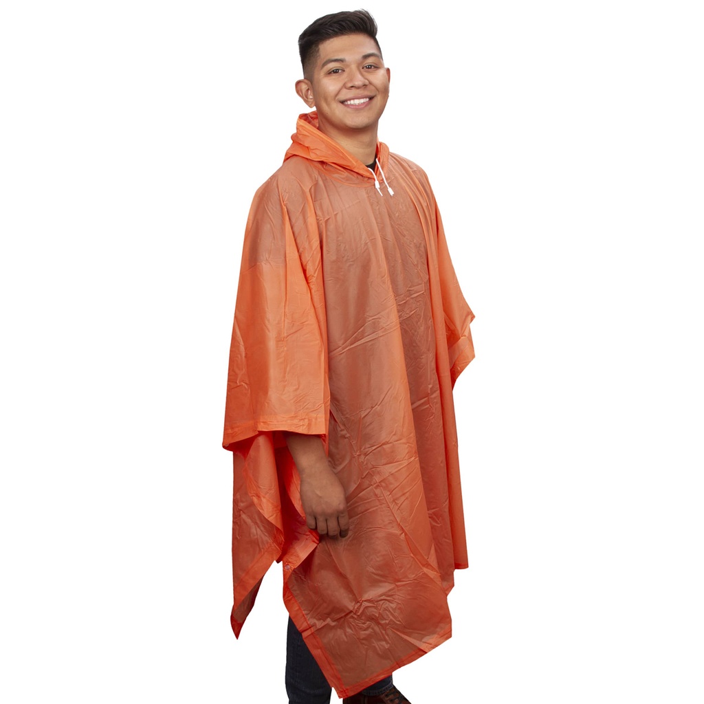 PVC Poncho (Orange)
