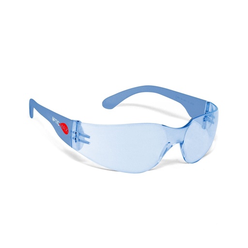 [100LB] Light Blue Polycarbonate Safety Glasses