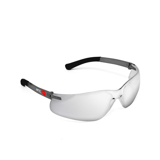 [100RT/SM] OPTIC MAX Series 100RT - Silver Mirror Lens Safety Glasses