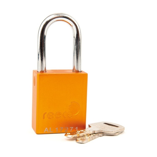 [AL38YLW] Yellow REECE Aluminum Safety Padlock KTD