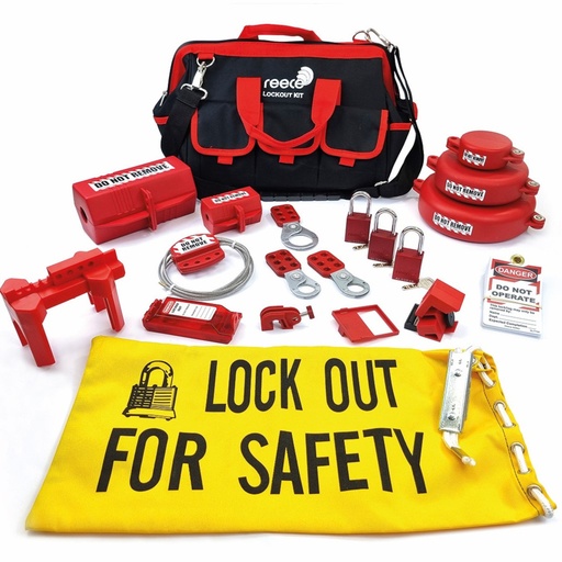 [KIT50AL] REECE Ultimate Purpose Lockout Kit (Aluminum Padlocks)