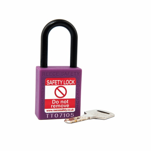 [NC38PRPK] Purple REECE Non-Conductive Safety Padlock KA