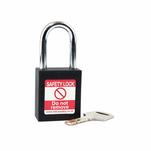 [TT38BLK] Black REECE Nylon Safety Padlock KTD