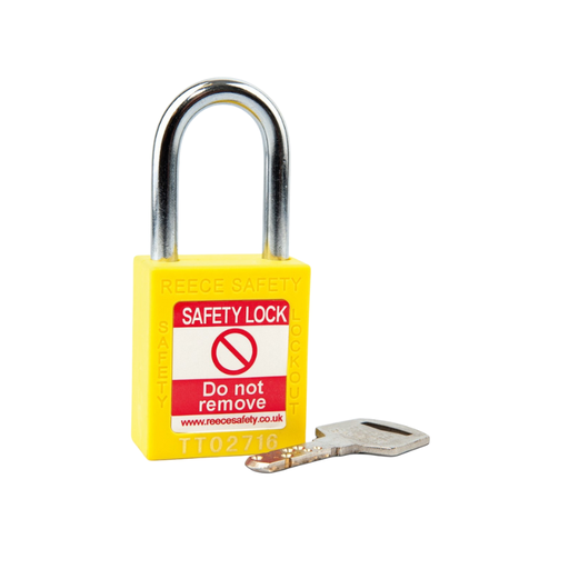 [TT38YLWK] Yellow REECE Nylon Safety Padlock KA