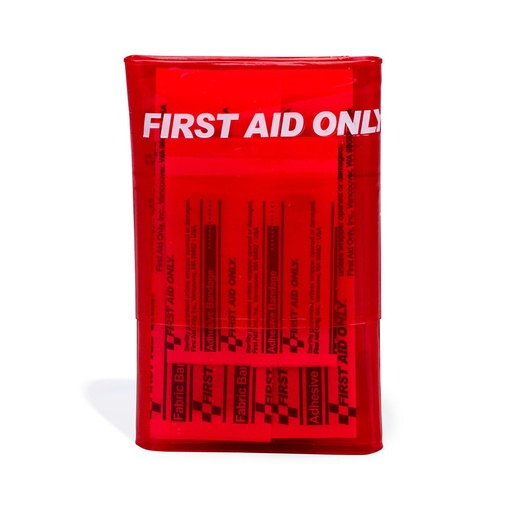 [FAO-600] Travel First Aid Kit, Trifold, 18 Piece, Vinyl Case