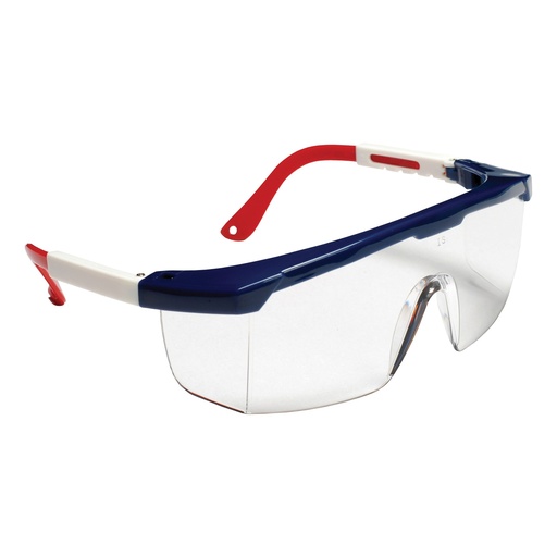 [125C] OPTIC MAX Clear Lens With Red/White/Blue Frame