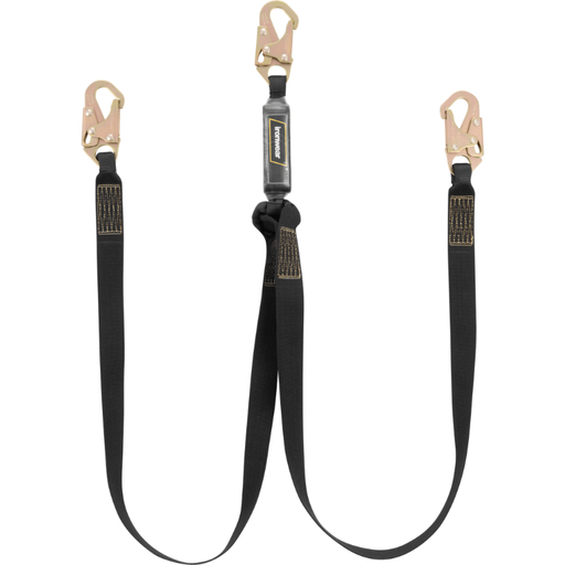 [2335] Double Leg External Energy Absorbing Lanyard (3 Steel)