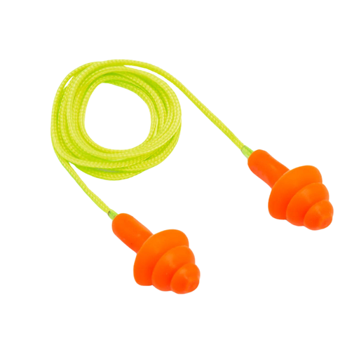 [RP3001] Corded Reusable Earplug (50 Pair/Box)