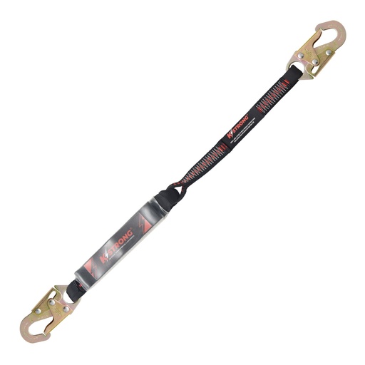 [UFL201101(03)] 3 ft. Clear Pack Design Shock Absorbing Lanyard with Snap Hooks (ANSI)